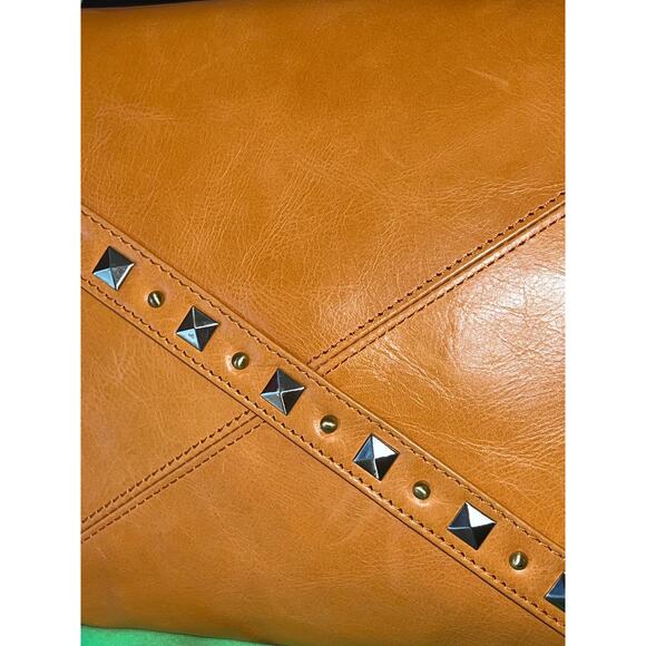 HOBO The Original Zander Tangerine, Leather Shoulder Bag NWT - Picture 11 of 12